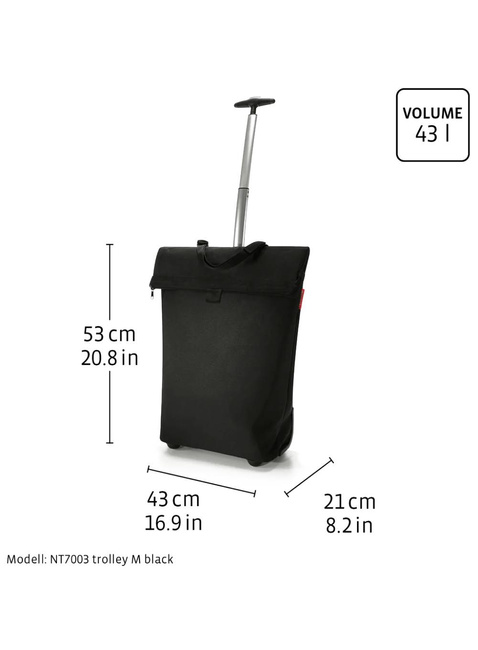 Wózek torba na zakupy Reisenthel Trolley M - herringbone mokka