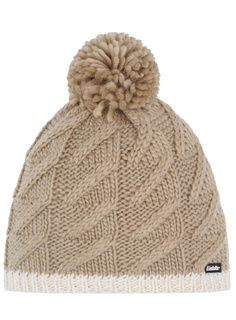 Czapka zimowa Eisbar Asteria Pompon - light brown