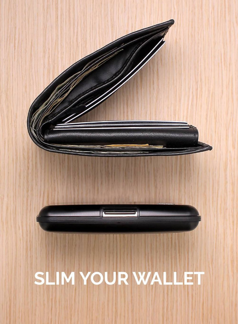 Portfel aluminiowy Ogon Designs Stockholm Smart Case V3 - black