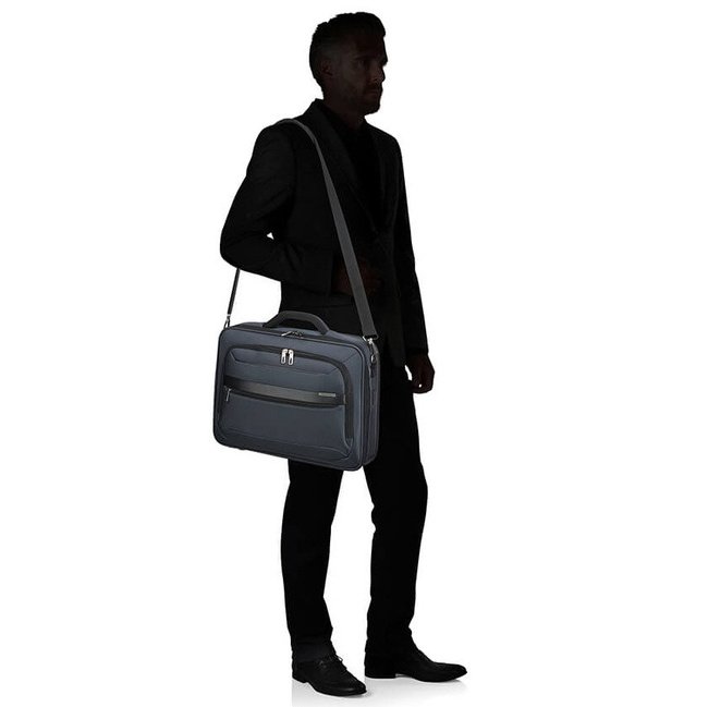 Teczka na laptopa Samsonite Vectura Evo 17,3" Briefcase - blue