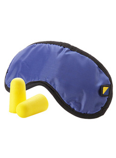 Opaska na oczy + stopery Travel Blue Comfort SET - blue