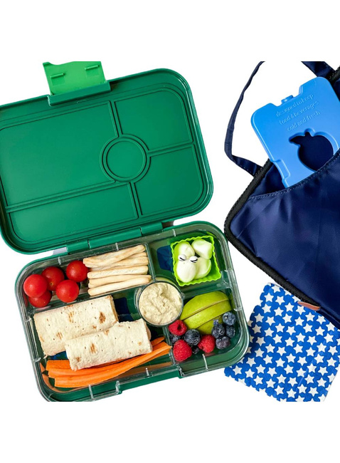 Lunchbox do pracy XL Yumbox Tapas 5 sekcji - palm green / jungle