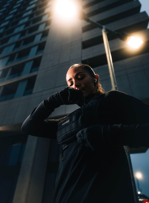 Torba na klatkę piersiową Built For Athletes Running Rig - black