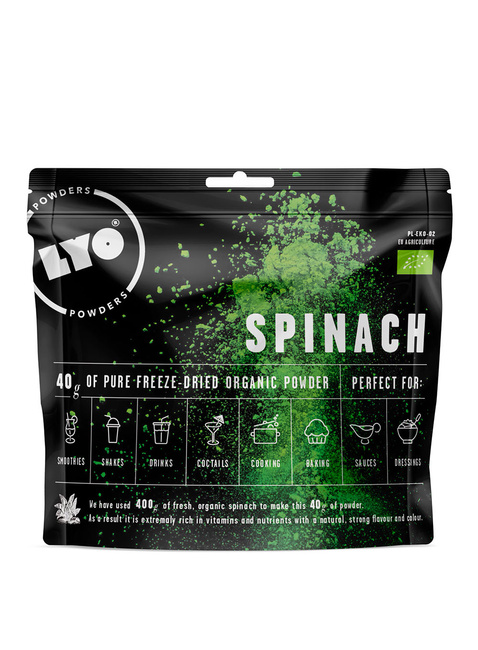 Eko proszek LyoFood szpinak liofilizowany w proszku 40 g