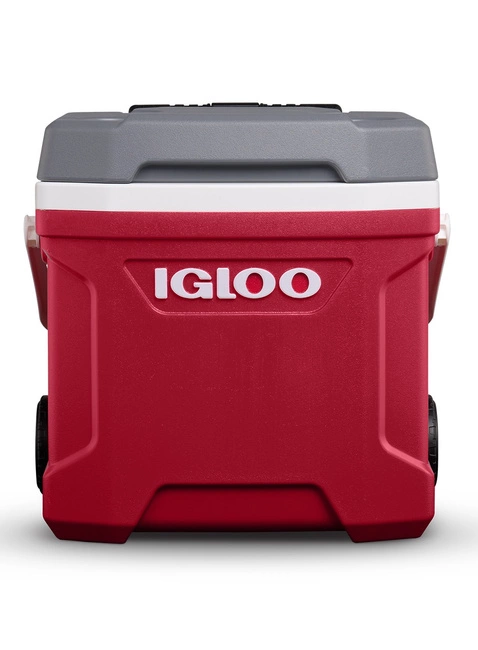 Lodówka turystyczna na kółkach Igloo Latitude Roller 15 l - indigo red / grey