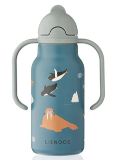 Butelka termiczna Liewood Kimmie Printed Bottle 250 ml - arctic sea / ocean view