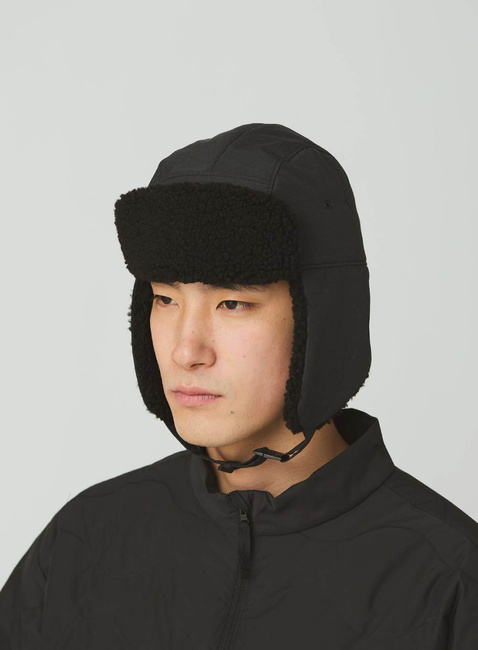 Czapka uszatka Snow Peak FR Flight Cap - black