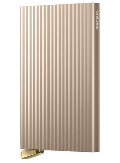 Etui na karty RFID Secrid Premium Cardprotector Fluted + - cashmere