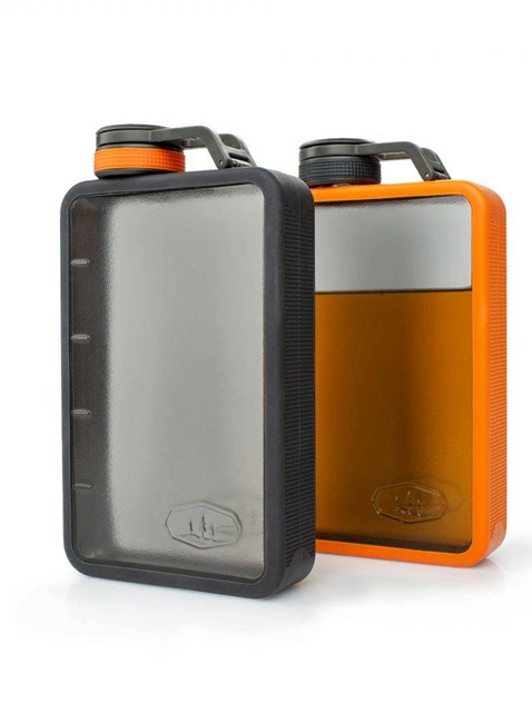 Płaska butelka piersiówka GSI Outdoors Boulder 10 Flask - graphite