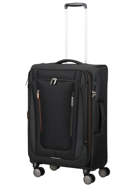 Walizka średnia American Tourister Wanderlite M EXP - shadow black