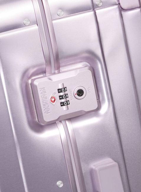 Walizka mała American Tourister Soundbox Alu - stormy lilac