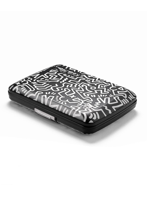 Portfel aluminiowy Ogon Design Stockholm V2 - Keith Haring white