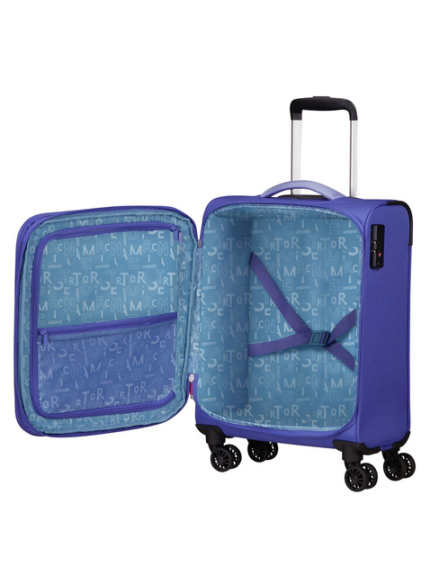 Walizka kabinowa American Tourister Pulsonic - soft lilac