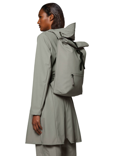 Plecak miejski Rains Rolltop Rucksack - cement