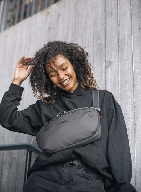 Nerka saszetka biodrowa Pacsafe Metrosafe X Urban Sling - slate