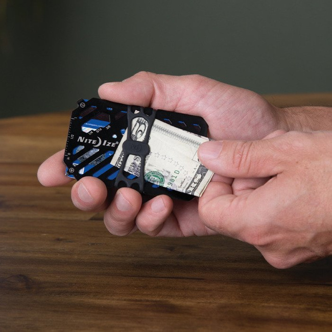 Karta/portfel Financial Tool Multi Tool Wallet Nite Ize - srebrny