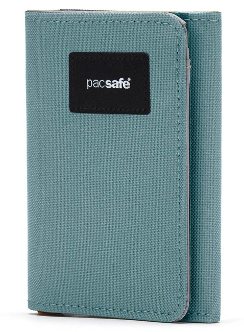 Portfel antykradzieżowy Pacsafe RFIDsafe Trifold Wallet - fresh mint