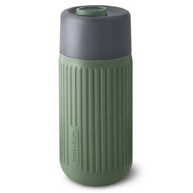 Kubek podróżny szklany Black + Blum - olive