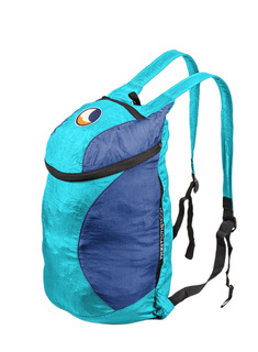 Plecak składany Ticket To The Moon Mini Backpack 15 l - turqoise / royal blue
