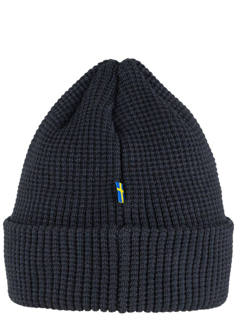 Czapka dzianinowa Fjallraven Tab Hat - dark navy