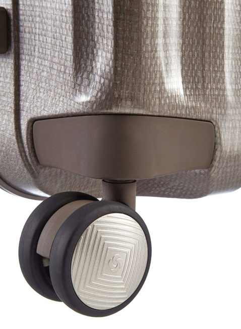 Walizka duża XL Samsonite Lite-Cube - ivory gold