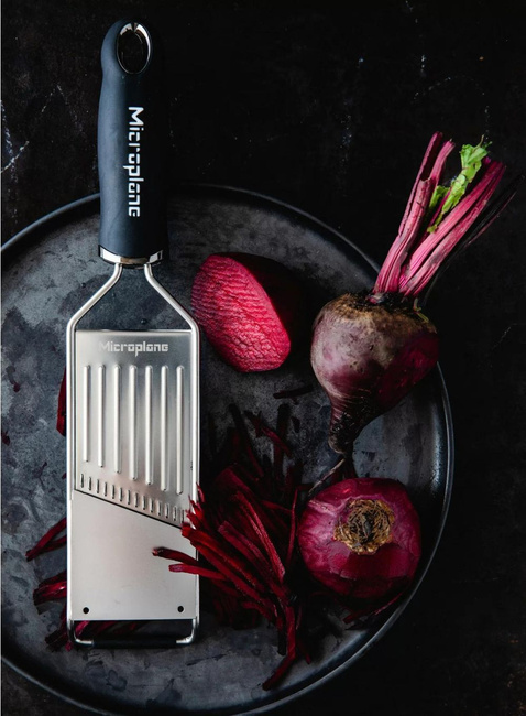 Ręczna krajalnica do warzyw i owoców Microplane Gourmet Julienne - black