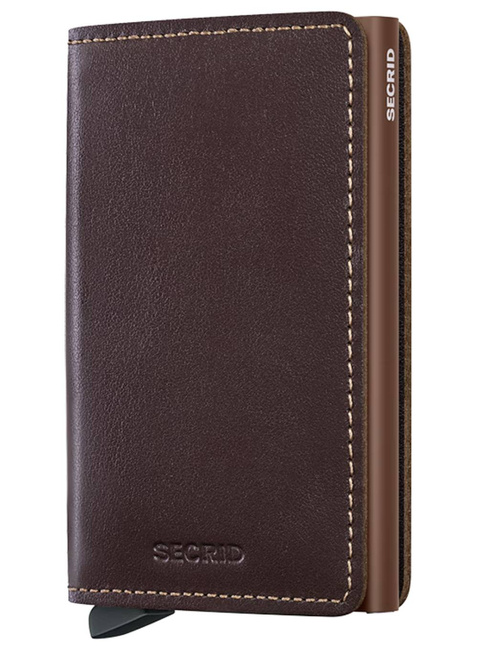 Mały portfel RFID Slimwallet Secrid Original - chocolate