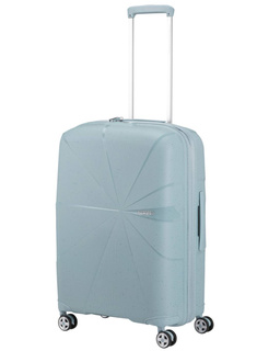Walizka średnia American Tourister StarVibe EXP - azzurro speckles