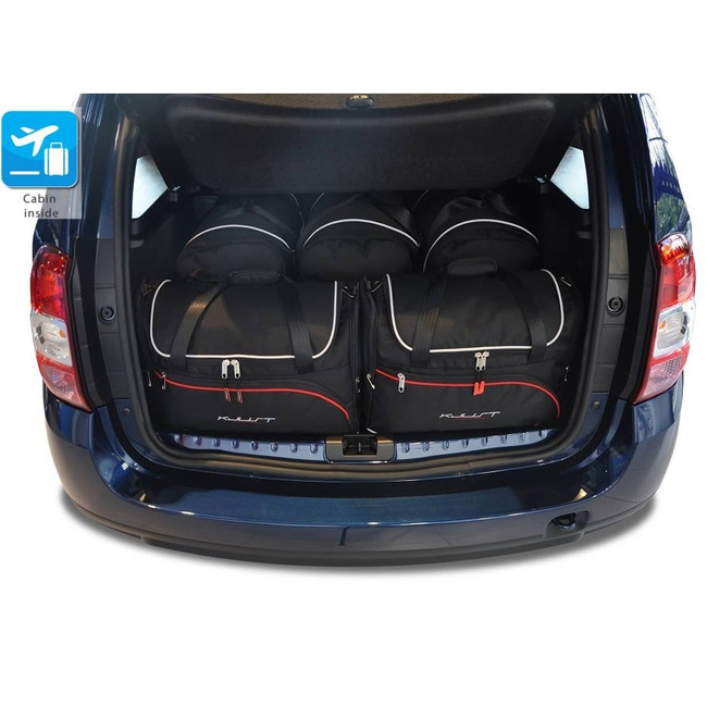 DACIA DUSTER 2010-2017 TORBY DO BAGAŻNIKA 5 SZT