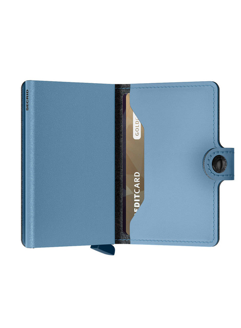 Portfel RFID Secrid Miniwallet Yard Powder - sky blue