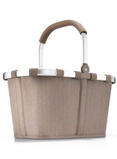 Koszyk na zakupy plażę Reisenthel Carrybag - herringbone mokka