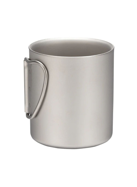 Kubek tytanowy izolowany Snow Peak Ti -Double 220 Mug - silver