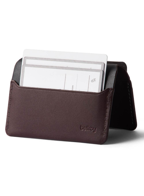 Kartownik portfel na karty Bellroy Under Cover RFID - deep plum