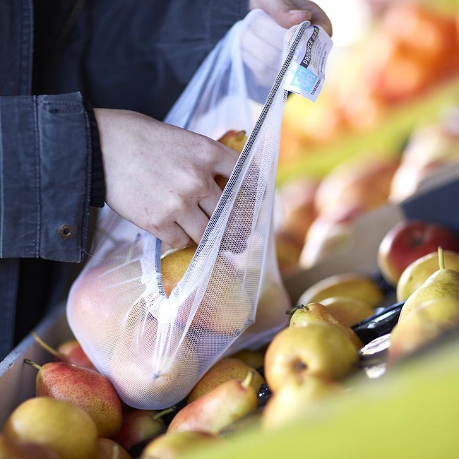 Woreczki / torby wielorazowe na owoce i warzywa 5 szt. Onya - apple
