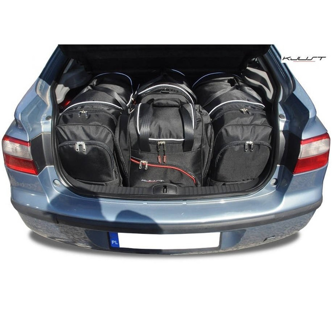 RENAULT LAGUNA HATCHBACK 2001-2007 TORBY DO BAGAŻNIKA 4 SZT