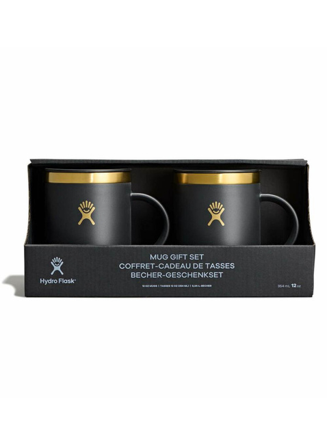 Zestaw dwóch kubków termicznych 355 ml Hydro Flask Mug Gift Set - black tie