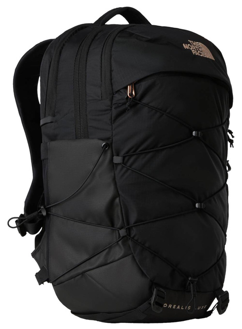 Plecak miejski damski The North Face Borealis Luxe - tnf black / burnt coral metallic