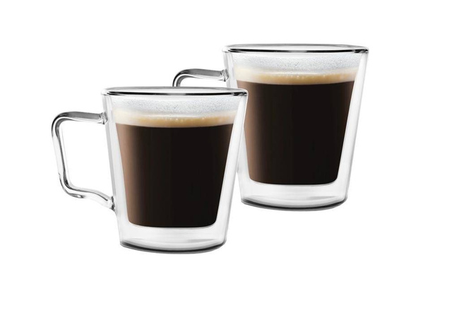 2 SZKLANKI TERMICZNE Z UCHWYTAMI VIALLI DESIGN DIVA 0,25 L