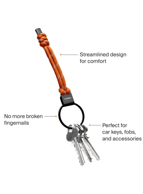 Brelok do kluczy Orbitkey Urban Loop Keychain - black