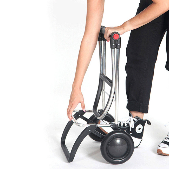 Dwukołowy składany wózek na zakupy Rolser I-Max MF 2L - black