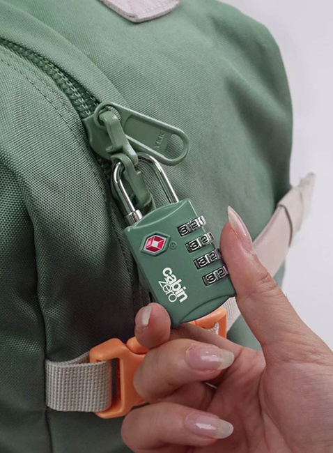 Kłódka szyfrowa do bagażu CabinZero TSA Travel Lock - sage forest