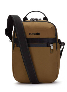 Antykradzieżowa torba na ramię Pacsafe Metrosafe X Vertical Crossbody - tan