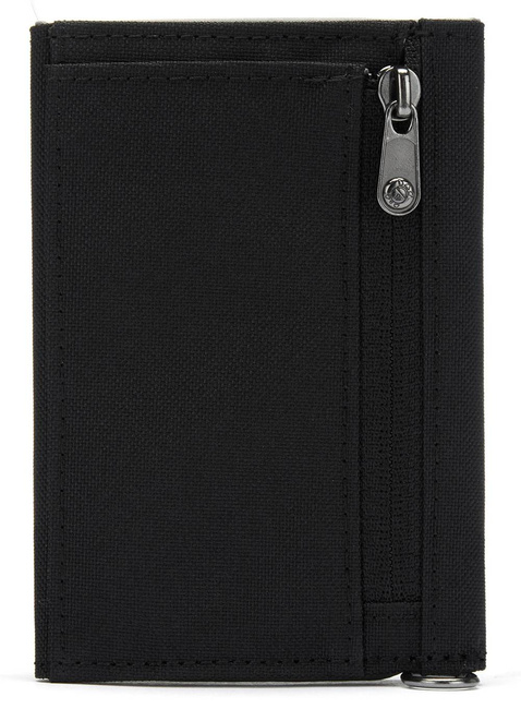 Portfel antykradzieżowy Pacsafe RFIDsafe Trifold Wallet - jet black