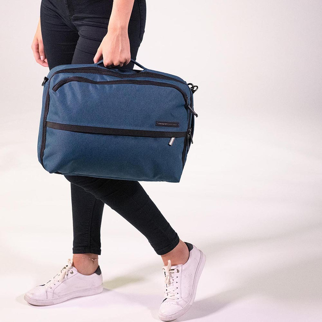 Hedgren torba plecak Hedgren Focal 3 Way Briefcase Backpack 14" - legion blue