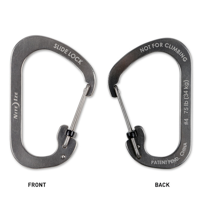 Karabinek SlideLock Carabiner #2 Nite Ize - stalowy