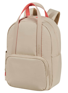 Plecak damski American Tourister PuffyPop M Backpack 15,6" - beige