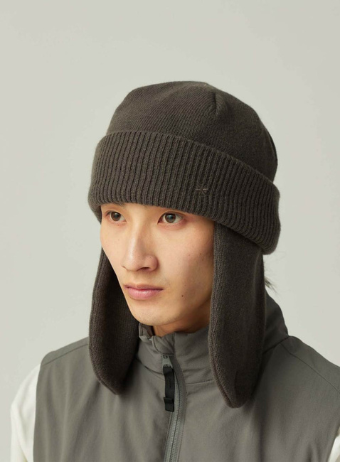 Czapka zimowa Snow Peak Knit Flight Cap - grey