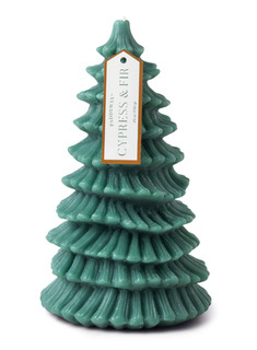Wysoka świeca zapachowa Paddywax Cypress & Fir 730 g - green