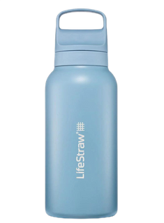 Butelka termiczna z filtrem LifeStraw Go Steel 1 l - icelandic blue
