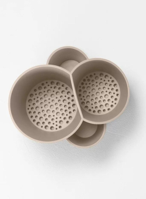 Pojemnik ociekacz na sztućce Blim+ Gocciolo - moka grey